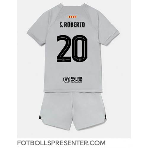 Barcelona Sergi Roberto #20 Tredje tröja Barn 2022-23 Kortärmad (+ korta byxor)